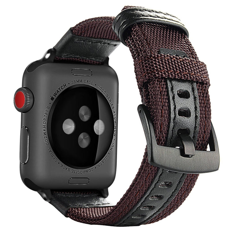 Jeep Style Nylon Wrist Watch Band with Stainless Steel Buckle for Apple Watch Series 3 & 2 & 1 42mm
