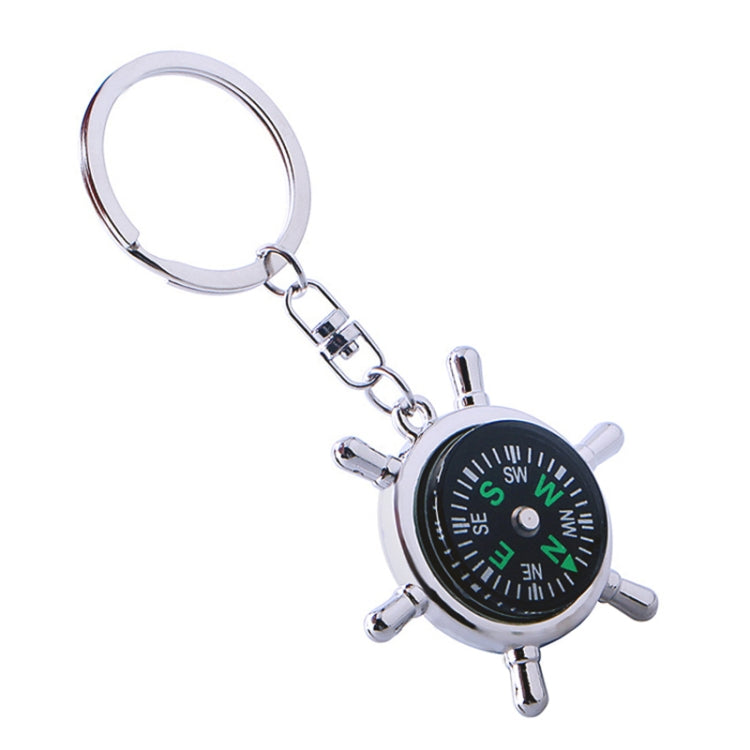 Creative Rudder Compass Keychain Compass, Rudder Compass