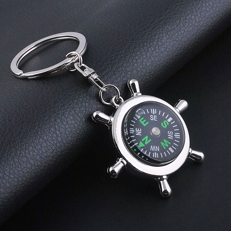 Creative Rudder Compass Keychain Compass, Rudder Compass