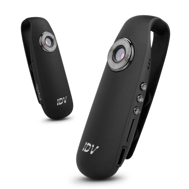 IDV 007 HD 1080P Clip Design Law Enforcement Recorder Portable Mini Monitoring Recorder, Support Motion Detection & TF Card (Max 128GB)