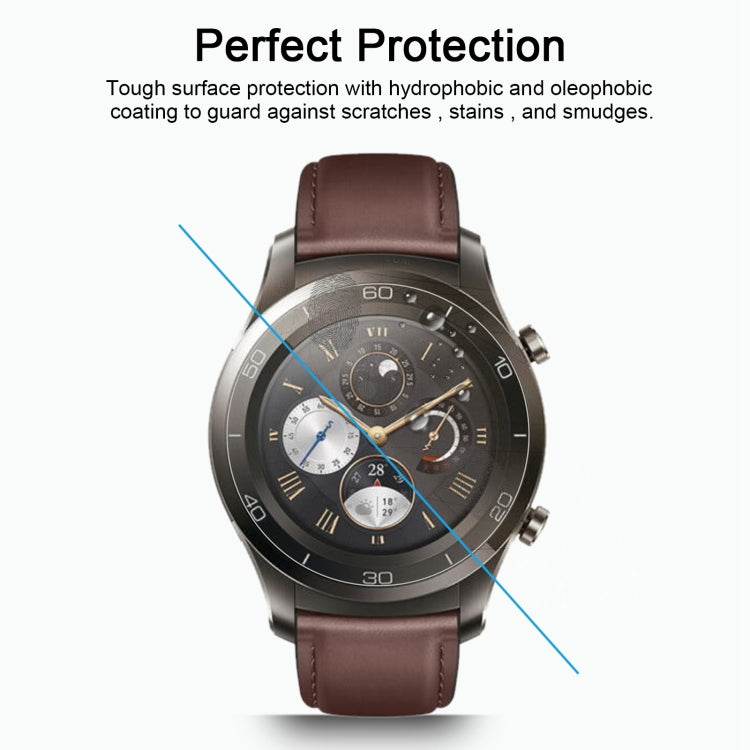 2 PCS ENKAY Hat-Prince for Huawei Watch 2 Pro Smart Watch 0.2mm 9H Surface Hardness 2.15D Explosion-proof Tempered Glass Screen Film, For Huawei Watch 2 Pro (2PCS)