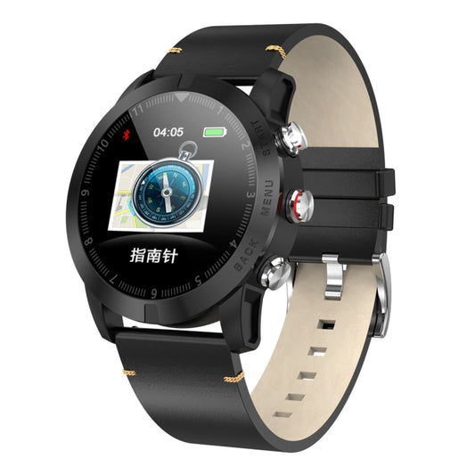 DTNO.1 S10 1.3 inches TFT Color Screen Smart Bracelet IP68 Waterproof, Leather Watchband, Support Call Reminder /Heart Rate Monitoring /Sleep Monitoring /Multi-sport Mode