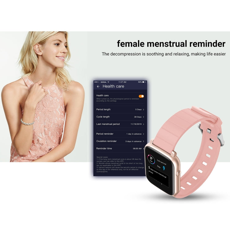 SMA-F1 1.3 inch TFT Full Touch Screen IP68 Waterproof Smart Sports Watch, Support Dynamic Heart Rate & Blood Pressure & Sleep Detection / Bluetooth / Alarm Clock / Photo Control