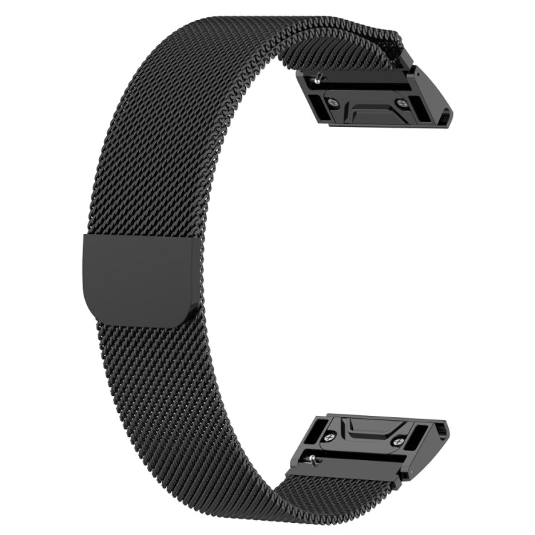 For Garmin Fenix 7S Milanese Watch Band