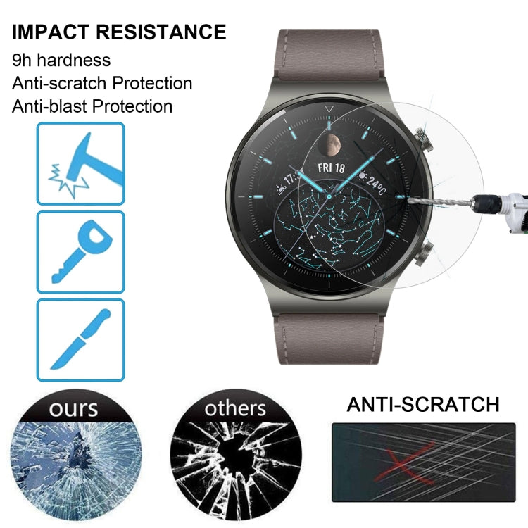 For Huawei Watch GT2 Pro 0.26mm 2.5D 9H Tempered Glass Film Screen Protector, For Huawei Watch GT2 Pro