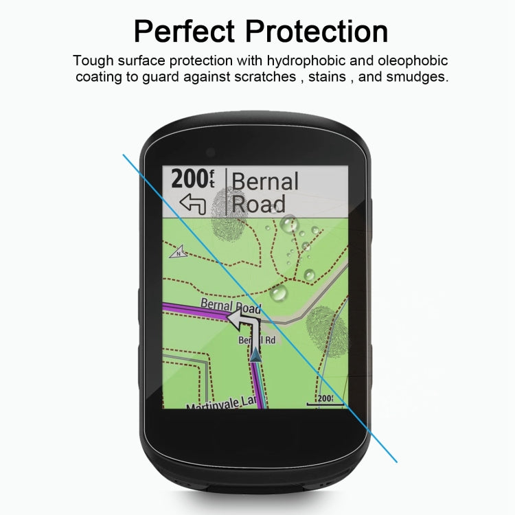For Garmin Edge 530 0.26mm 2.5D 9H Tempered Glass Film Screen Protector