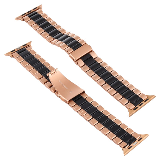 For Apple Watch Series 10 42mm / 9&8&7 41mm / SE 3&SE 2&6&SE&5&4 40mm / 3&2&1 38mm Stainless Steel Wrist Strap Watch Band