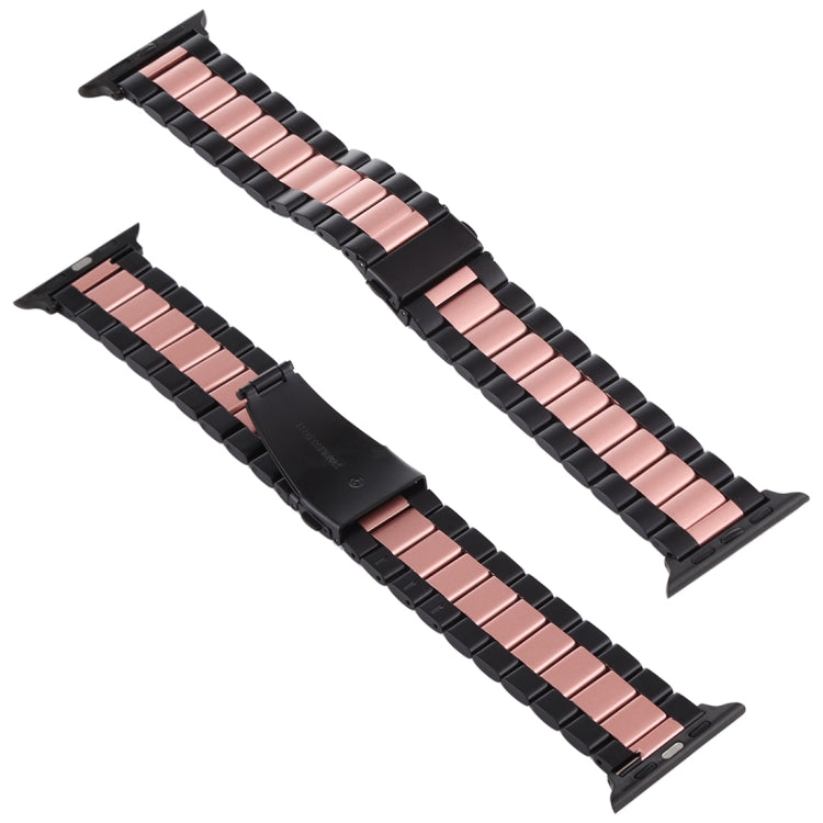 For Apple Watch Series 10 42mm / 9&8&7 41mm / SE 3&SE 2&6&SE&5&4 40mm / 3&2&1 38mm Stainless Steel Wrist Strap Watch Band