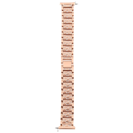 For Fitbit Versa Diamond-studded Stainless Steel  Watch Band