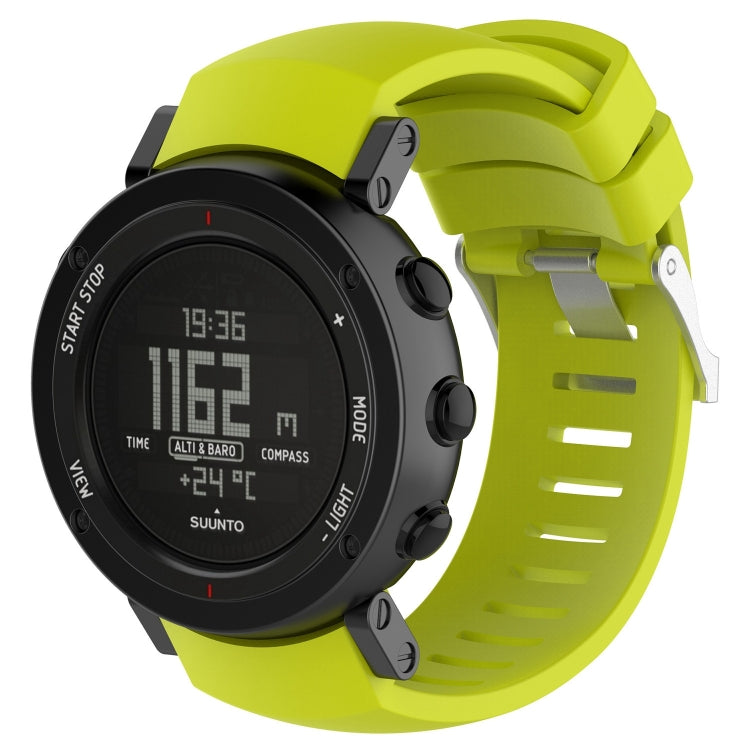 Silicone  Watch Band for SUUNTO Core ALU Black