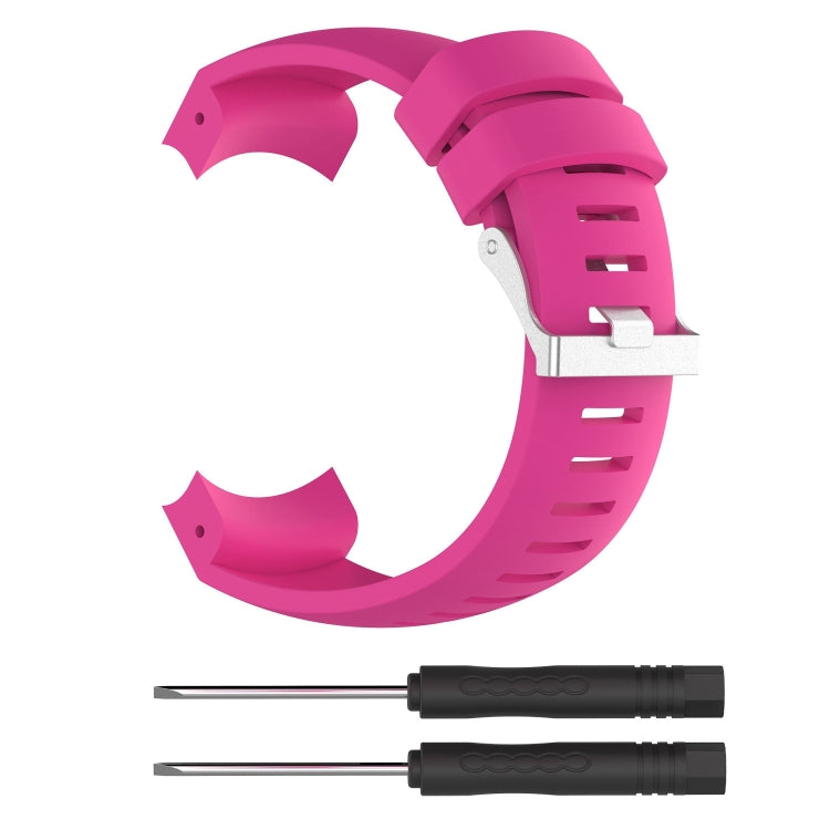 Silicone  Watch Band for SUUNTO Core ALU Black