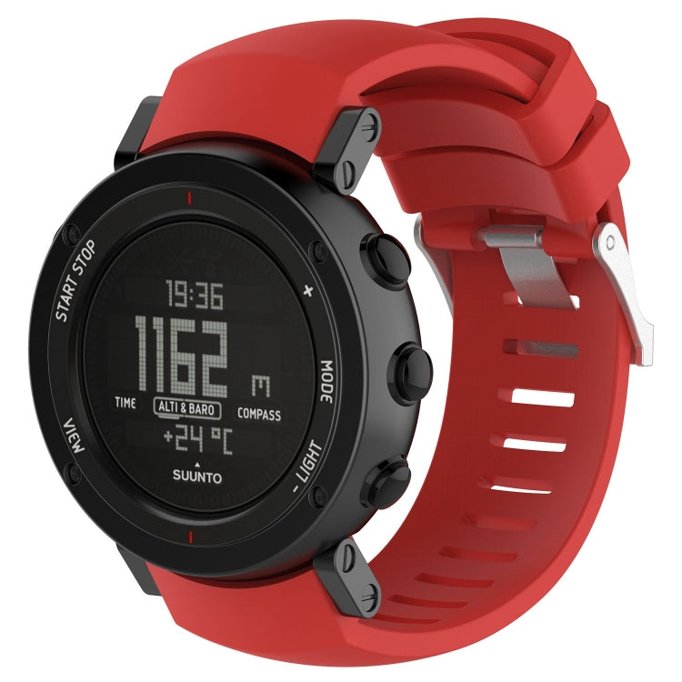Silicone  Watch Band for SUUNTO Core ALU Black