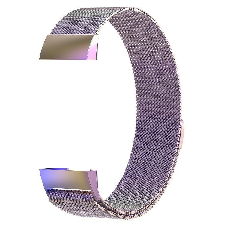 Stainless Steel Magnet Watch Band for FITBIT Charge 3, Size:Small, 187x18mm