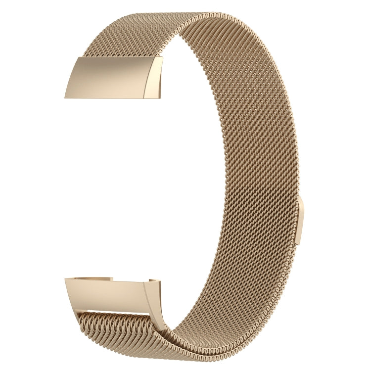 Stainless Steel Magnet Watch Band for FITBIT Charge 3, Size:Large, 217x18mm