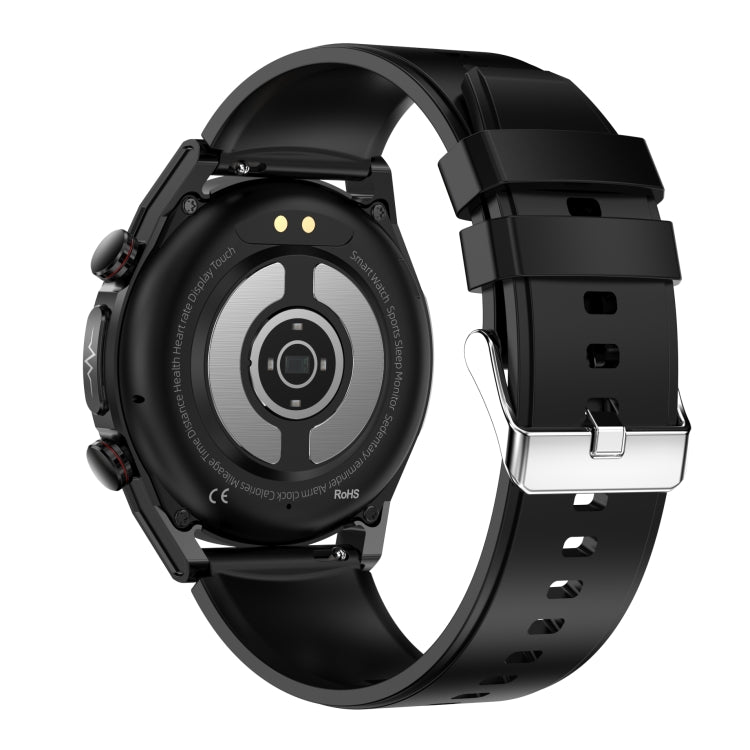 ET310 1.39 inch IPS Screen IP67 Waterproof Silicone Band Smart Watch, Support Body Temperature Monitoring / ECG