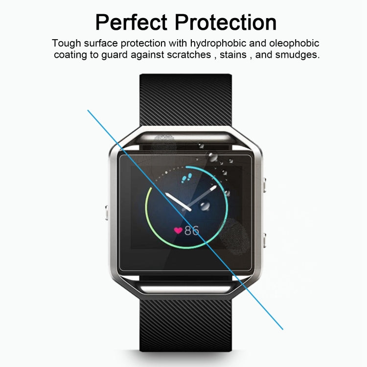 2 PCS ENKAY Hat-Prince for Fitbit Blaze Smart Watch 0.2mm 9H Surface Hardness 2.15D Explosion-proof Tempered Glass Screen Film
