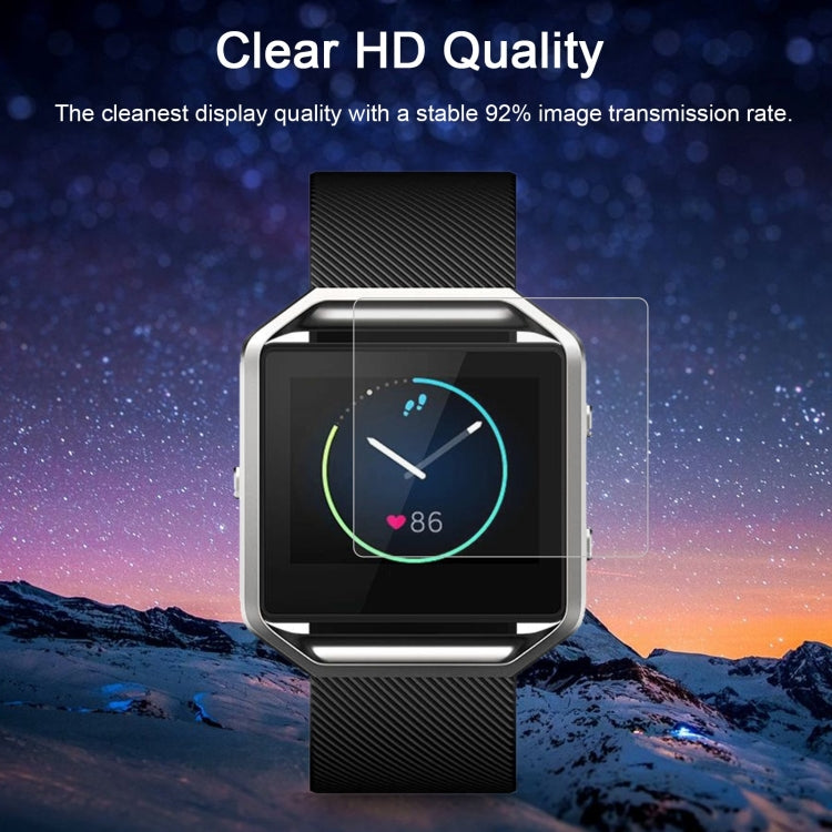 2 PCS ENKAY Hat-Prince for Fitbit Blaze Smart Watch 0.2mm 9H Surface Hardness 2.15D Explosion-proof Tempered Glass Screen Film