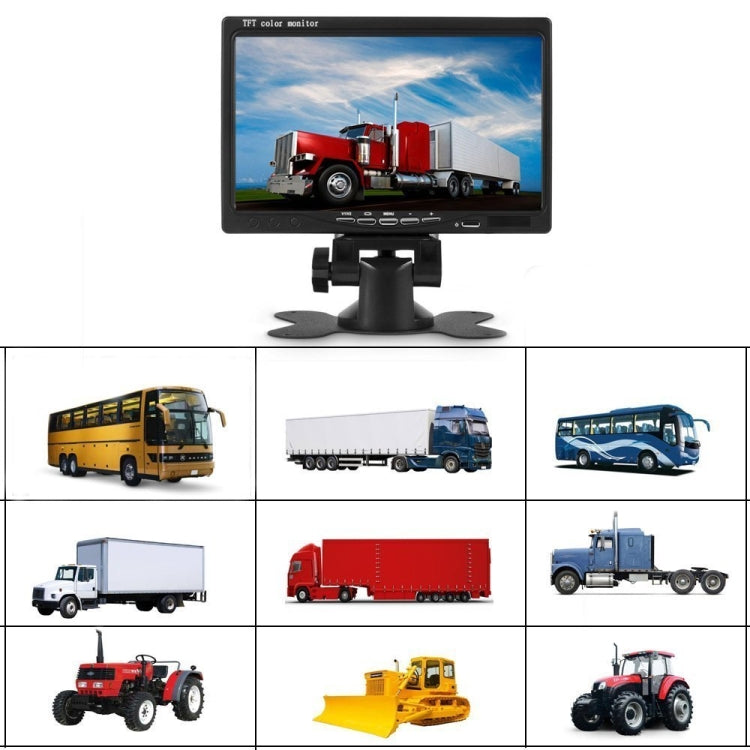 A1509 7 inch HD Car 12 IR Night Vision Rear View Backup Camera Rearview Monitor with 15m Cable, A1509