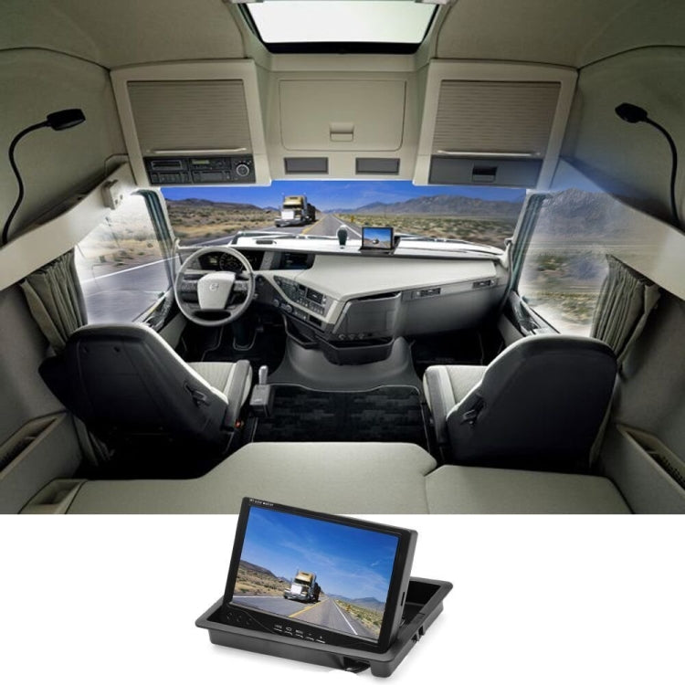 A1509 7 inch HD Car 12 IR Night Vision Rear View Backup Camera Rearview Monitor with 15m Cable, A1509