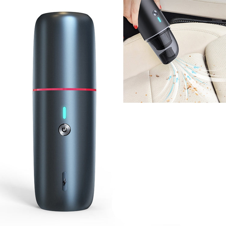 Car / Household Wireless Portable 90W Handheld Powerful Vacuum Cleaner, Navy Blue