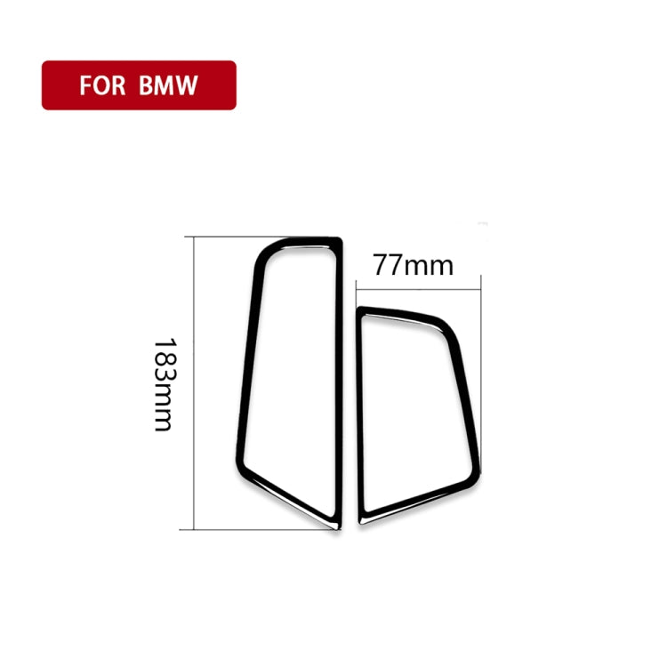 For BMW 5 Series F10 2011-2017 Car Side Air Outlet Frame Decorative Sticker,Left Drive, Side Air Outlet Frame,Left Drive