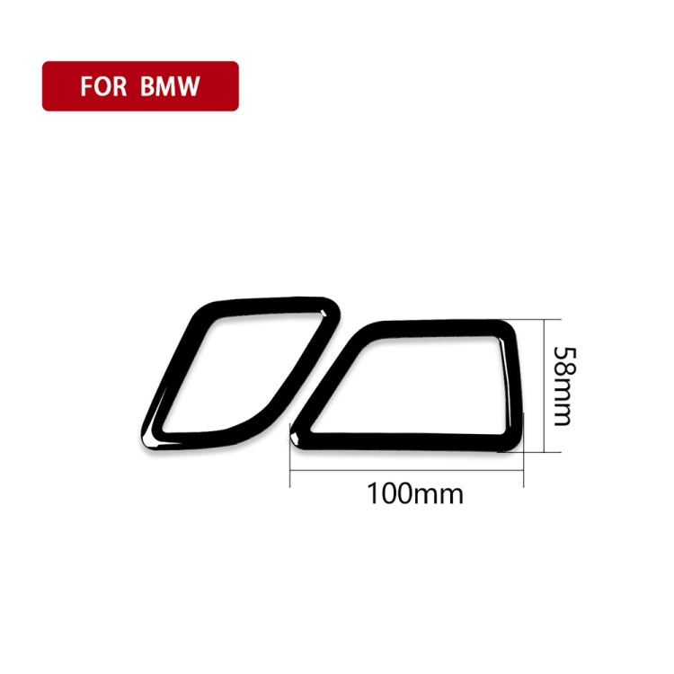 For BMW 5 Series F10 2011-2017 Car Instrument Air Outlet Decorative Sticker,Left Drive, Instrument Outlet, Left Drive