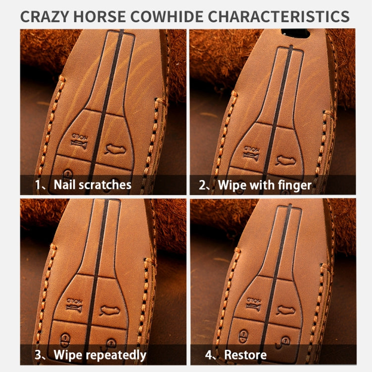 For Chevrolet GMC / Colorad 6-button C160 Car Key Leather Protective Case, 6-button