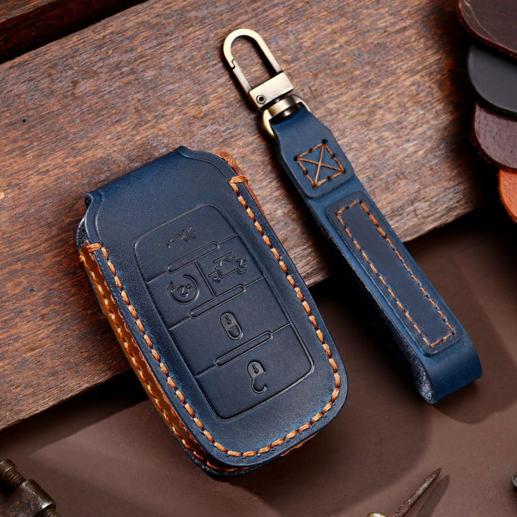 For Dodge Ram 5-button C162 Car Key Leather Protective Case, 5-button