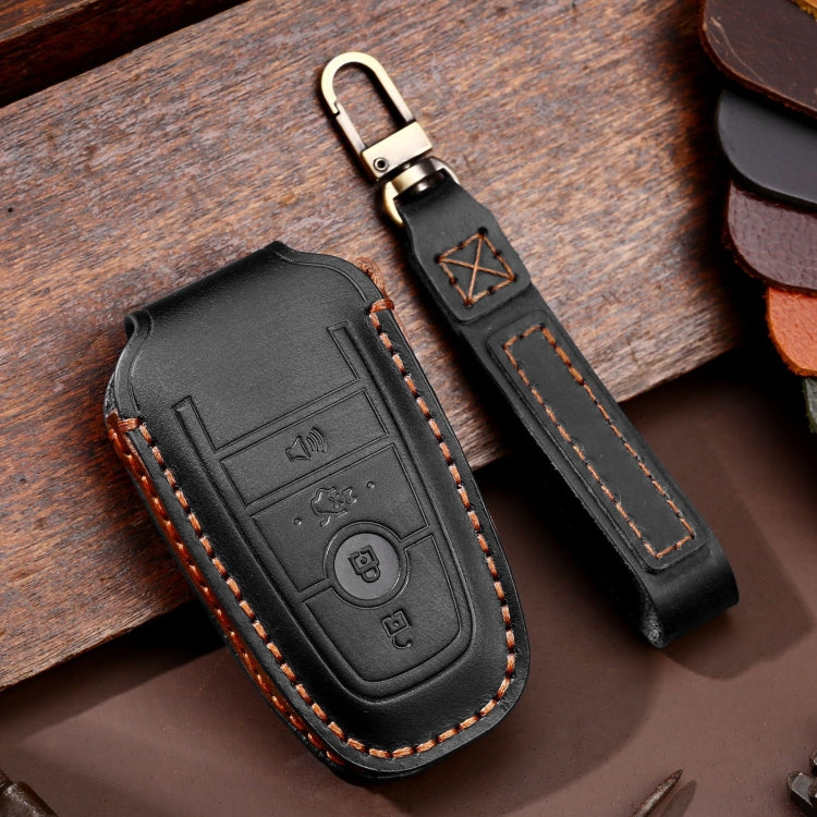 For Ford F-150 4-button C072/1 Car Key Leather Protective Case, C072/1