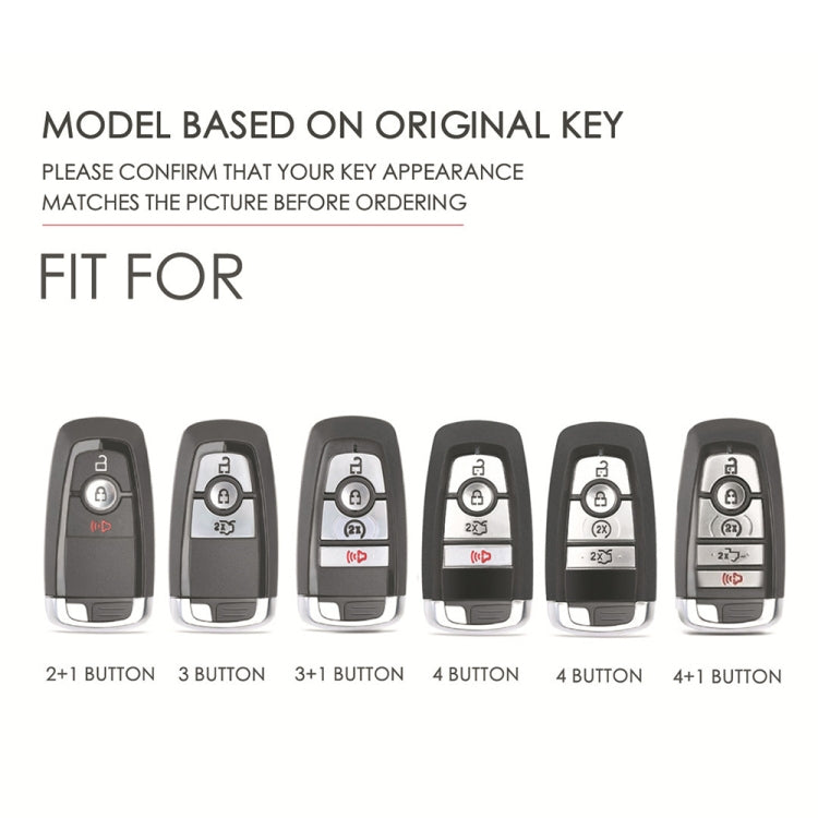 For Ford F-150 4-button C072/1 Car Key Leather Protective Case, C072/1