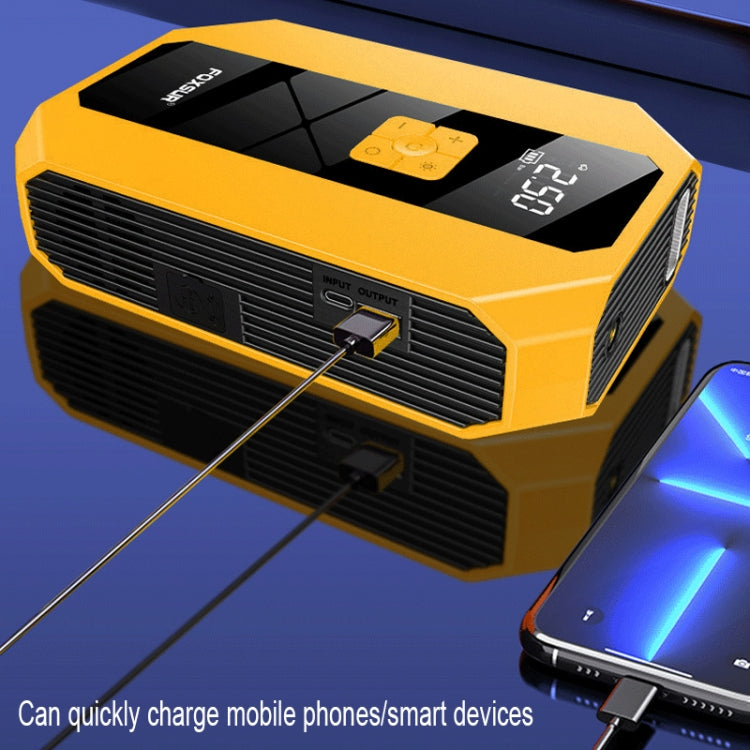 FOXSUR FJS-900 12V Car Multifunctional Emergency Start Power Supply Portable Air Pump, FJS-900