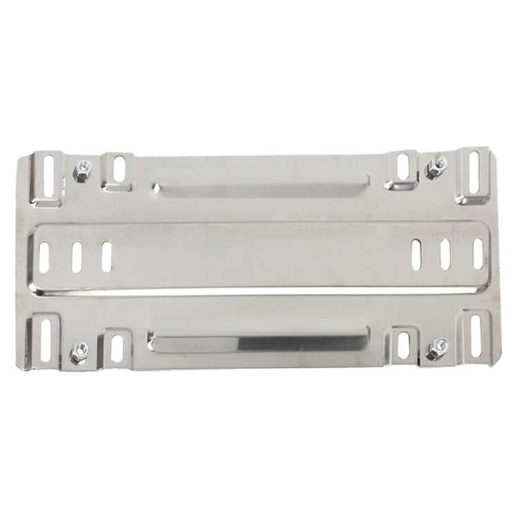 Stainless Steel License Plate Bracket Vehicle License Plate Bracket Bottom Plate Automobile License Plate Conversion Frame