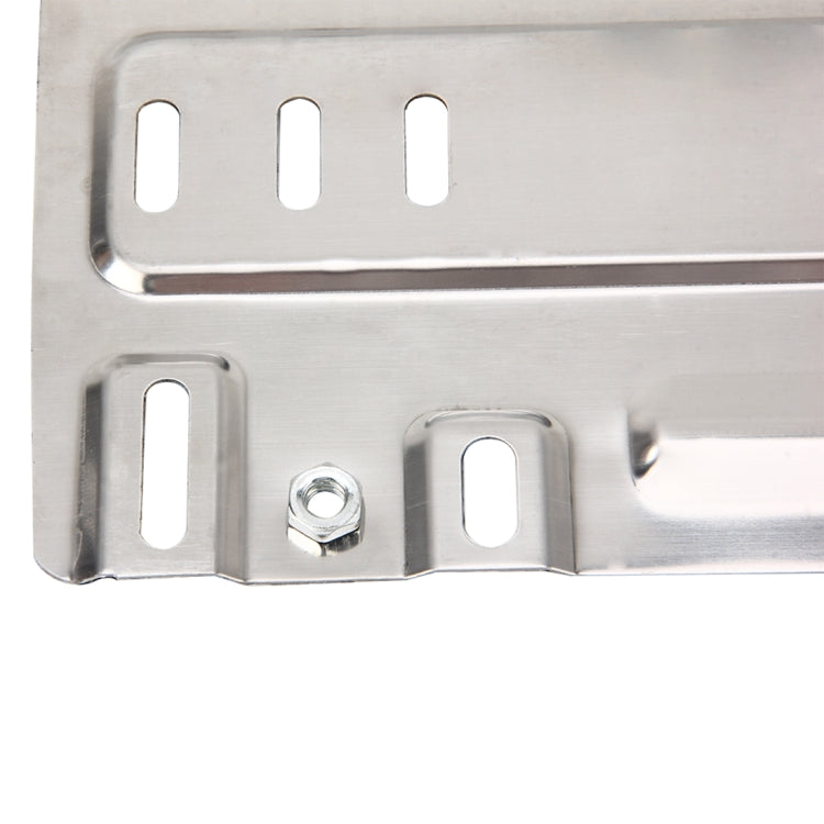 Stainless Steel License Plate Bracket Vehicle License Plate Bracket Bottom Plate Automobile License Plate Conversion Frame