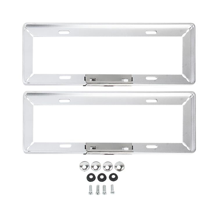 2 PCS Simple and Beautiful Car License Plate Frame Holder Universal License Plate Holder Car Accessories