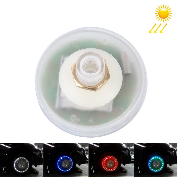 Solar Car Tyre Tire Inflating Valve Decorative Lighting Hot Wheels Strobe Flashing LED Light Lamp, 1PC  Flashing LED Light
