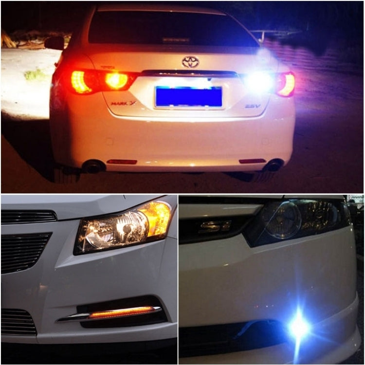2 PCS 2.5 inch DC12-24V 10W 900LM 6500K Car Angel Eyes Fog Lamp Foglight, Cable Length: 20cm(White Light + White Light), 2.5 inch 10W 900LM/6500K  White+White