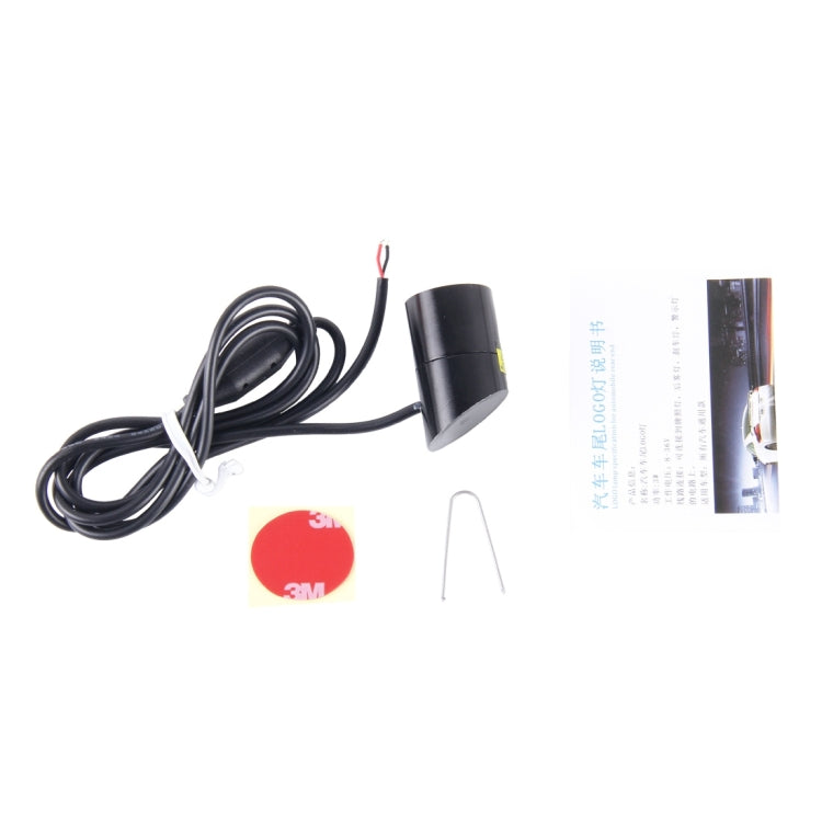Car CREE LED 3W Driving Safety Aviation Aluminum Material Cover Waterproof Anti-collision Logo LED Projector for KIA Brand Car Logo Light DC 8-36V, Wire Length: 90cm, for KIA