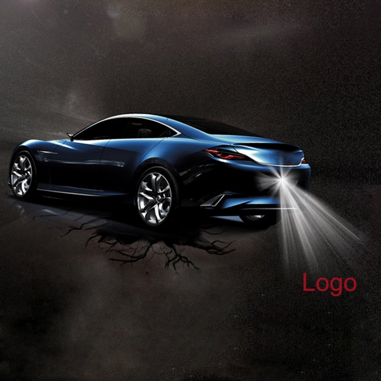 Car CREE LED 3W Driving Safety Aviation Aluminum Material Cover Waterproof Anti-collision Logo LED Projector for KIA Brand Car Logo Light DC 8-36V, Wire Length: 90cm, for KIA