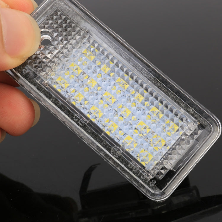 2 PCS License Plate Light with 18 SMD-3528 Lamps for Audi, For Audi