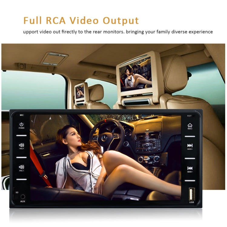 848V 16 7 inch Multi-touch Screen Car GPS Navigator, Support TF Card / USB / AUX / MP5 Player / Android & iPhone Mirror Links, 848V