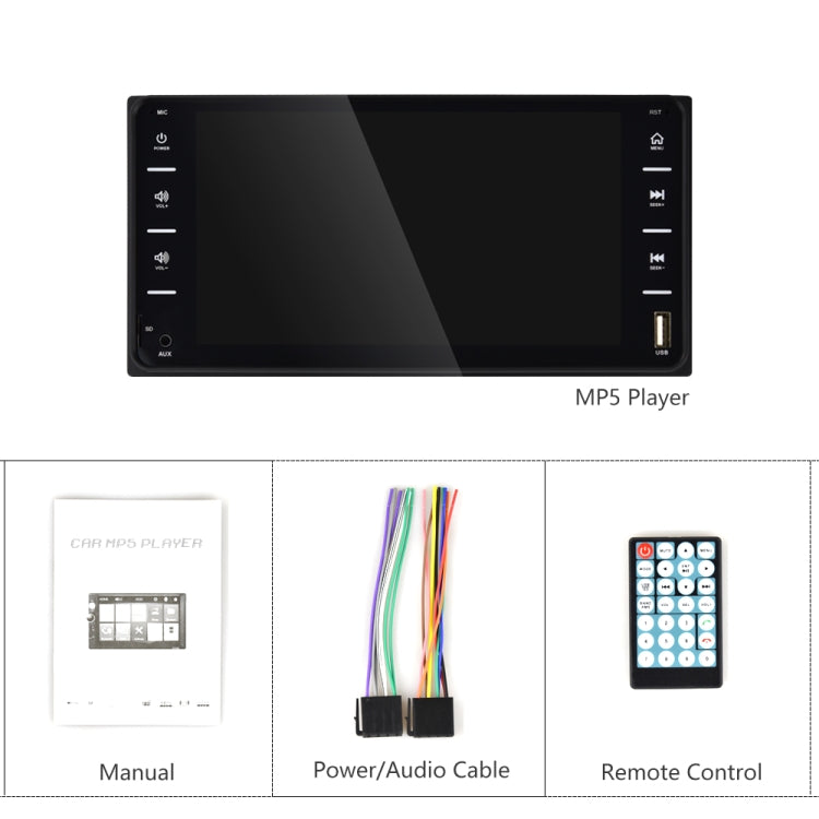 848V 16 7 inch Multi-touch Screen Car GPS Navigator, Support TF Card / USB / AUX / MP5 Player / Android & iPhone Mirror Links, 848V