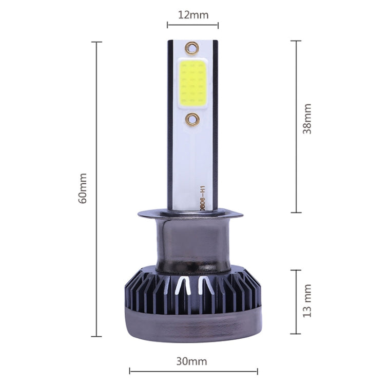2 PCS H1 DC9-36V / 36W / 3000K / 6000LM IP68 Car / Motorcycle Mini COB LED Headlight Lamps / Fog Light, H1