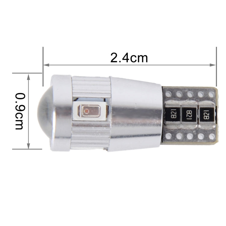 2 PCS T10 3W 6 SMD-5630 LEDs Error-Free Canbus Car Clearance Lights Lamp, DC 12V, 6 SMD-5630 LEDs