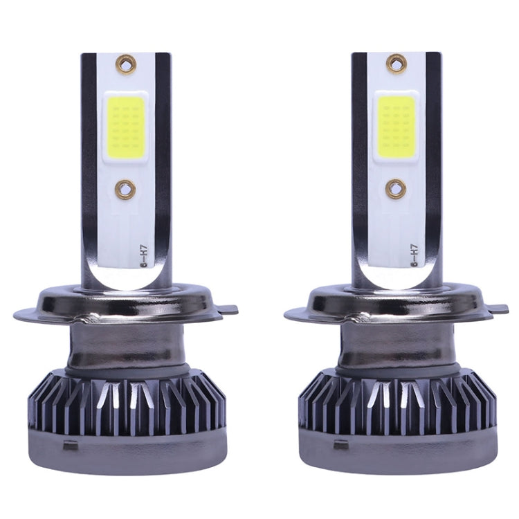 2 PCS H7 DC9-36V / 36W / 3000K / 6000LM IP68 Car / Motorcycle Mini COB LED Headlight Lamps / Fog Light, H7
