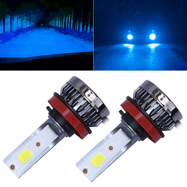2 PCS H11 DC9-36V / 36W / 3000K / 6000LM IP68 Car / Motorcycle Mini COB LED Headlight Lamps / Fog Light, H11