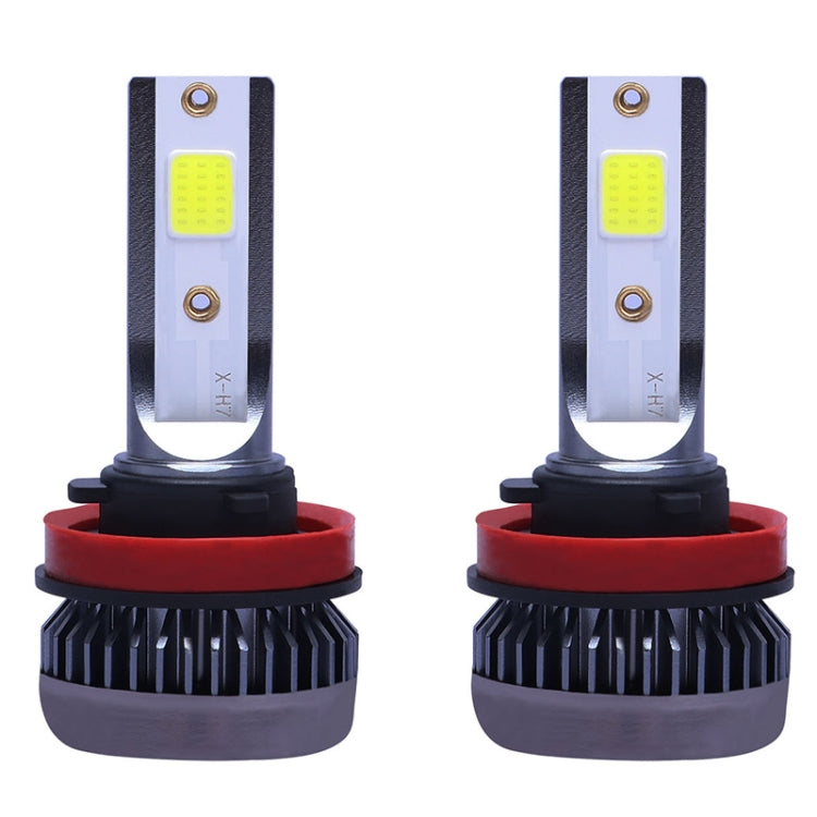 2 PCS H11 DC9-36V / 36W / 3000K / 6000LM IP68 Car / Motorcycle Mini COB LED Headlight Lamps / Fog Light, H11