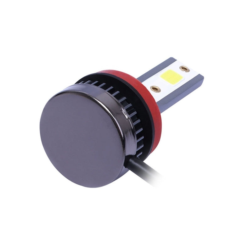 2 PCS H11 DC9-36V / 36W / 3000K / 6000LM IP68 Car / Motorcycle Mini COB LED Headlight Lamps / Fog Light, H11