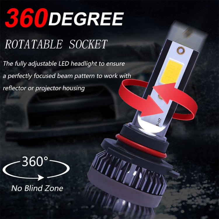 2 PCS H11 DC9-36V / 36W / 3000K / 6000LM IP68 Car / Motorcycle Mini COB LED Headlight Lamps / Fog Light, H11