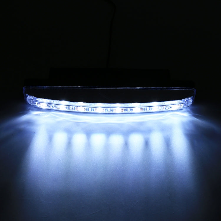 1 Pair DC9-16V 2W 120LM 7000K 8 SMD-5050-LEDs Circular Car DRL&Turn Light, 2W 120LM 7000K