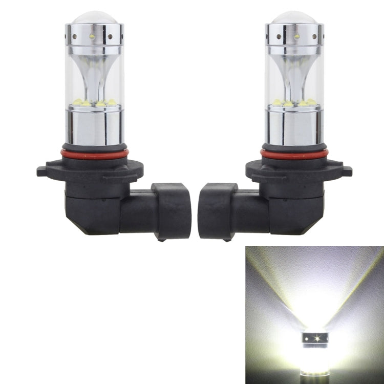 2 PCS 9006 60W 1200 LM 6000K Car Fog Lights with 12 CREE XB-D LED Lamps, DC 12V, 9006